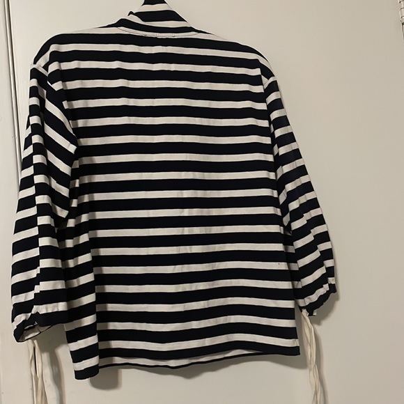 J.Crew Striped snap-neck knit popover in S - Picture 6 of 6